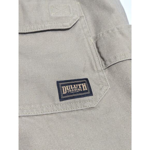 Duluth Trading Co Fire Hose Relaxed Fit Cargo Pants Mens 42 Desert Khaki Work - Picture 4 of 6